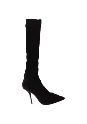 Dolce & Gabbana pointed-toe knee-high boots - Black