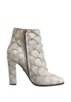 Dolce & Gabbana leather ankle boots - Grey
