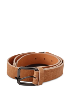 Costume National buckle-fastening leather belt - Neutrals