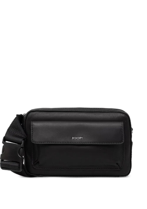 Joop! Cerratano Emir logo-plaque mesh-panel belt bag - Black