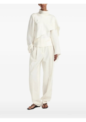 Róhe foulard-detail silk blouse - Neutrals
