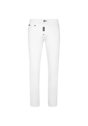 Philipp Plein straight supreme fit jeans basic - White