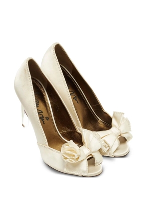 Lanvin Pre-Owned peep-toe pumps - Neutrals