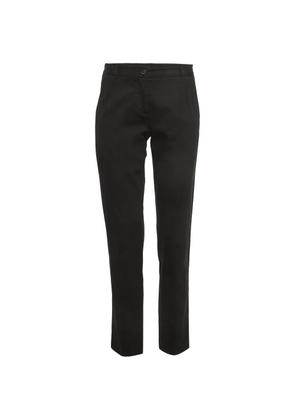 Dolce & Gabbana Pre-Owned straight-fit gabardine trousers - Black