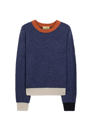 MOMONÌ Clover crew-neck sweater - Blue
