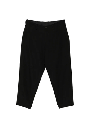Yohji Yamamoto gabardine trousers - Black