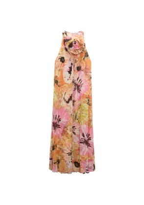 Dorothee Schumacher floral-print maxi dress - Neutrals
