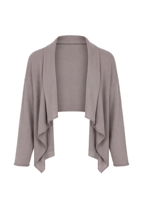 Dolce & Gabbana shawl-lapel cropped cardigan - Neutrals