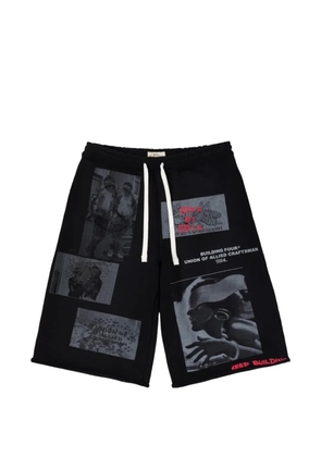 BLDG4 Palace graphic-print shorts - Black