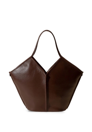 Hereu Calella tie-fastening shoulder bag - Brown