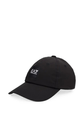 Ea7 Emporio Armani logo-patch baseball cap - Black