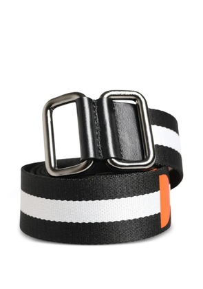 Dolce & Gabbana logo-print metal-buckle belt - Black