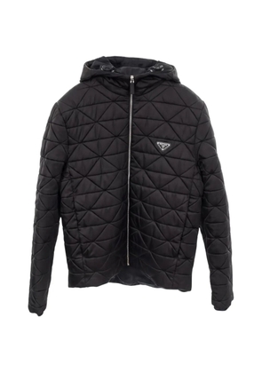 Prada Pre-Owned 2000s Re-Nylon hooded jacket - Black