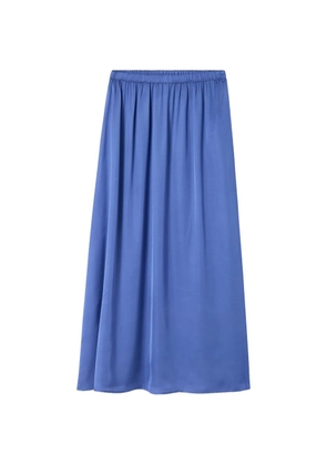 American Vintage Bovalow elasticated-waist midi skirt - Blue