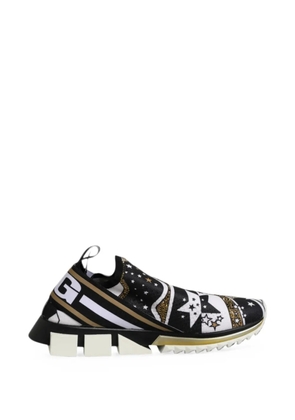 Dolce & Gabbana Sorrento star-pattern sneakers - Black