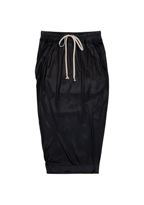 Rick Owens DRKSHDW Pillar wrapped midi skirt - Black