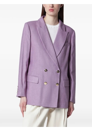 VITOVI double-breasted blazer - Purple