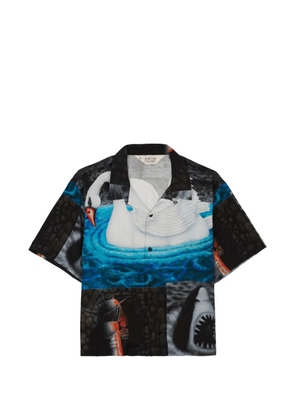 Brain Dead Copia graphic-print short-sleeve shirt - Black
