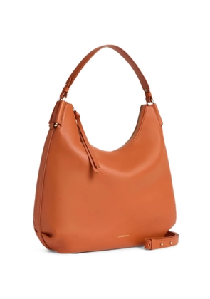 Coccinelle medium Rebekka grained-leather shoulder bag - Orange