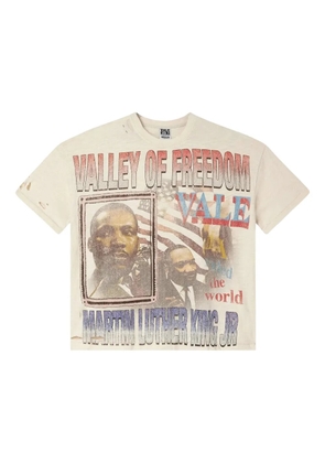 Vale distressed freedom T-shirt - Neutrals