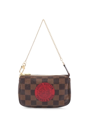 Louis Vuitton Pre-Owned 2008 Damier Ebene mini Pochette Accessoires handbag - Brown