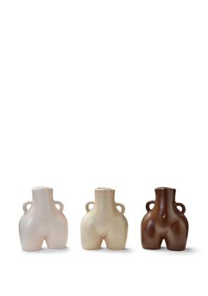 Anissa Kermiche Love Handles vase (set of three) - Neutrals