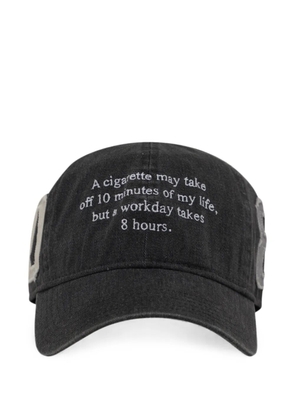 Praying Cig baseball cap - Grey