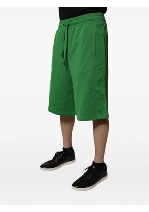 Dolce & Gabbana drawstring-waist track shorts - Green