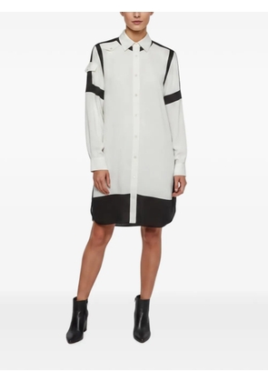MCQ panelled button-up shirt - White