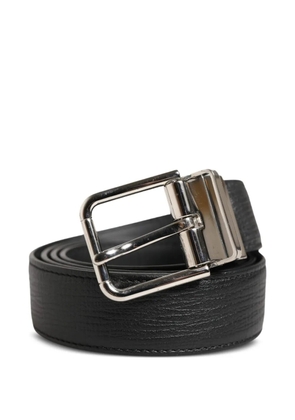 Dolce & Gabbana textured leather belt - Black