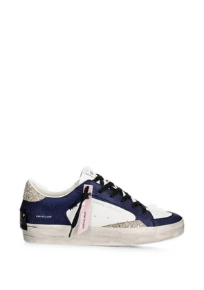Crime London Sk8 Deluxe glitter-detail sneakers - Blue