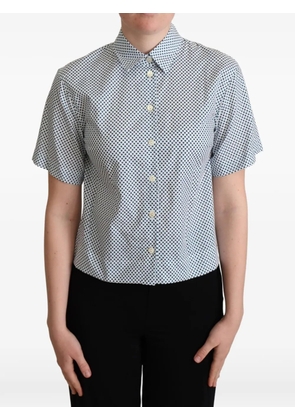 Dolce & Gabbana polka-dot short-sleeve shirt - White