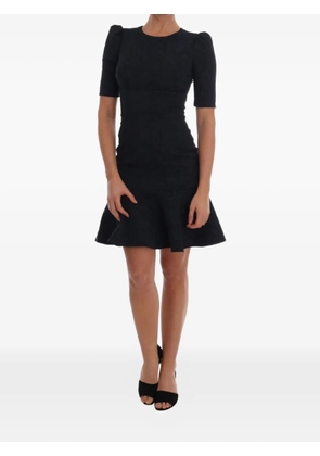 Dolce & Gabbana short-sleeve mini dress - Black