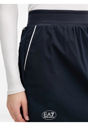 Ea7 Emporio Armani Logo-print active mini skirt - Blue