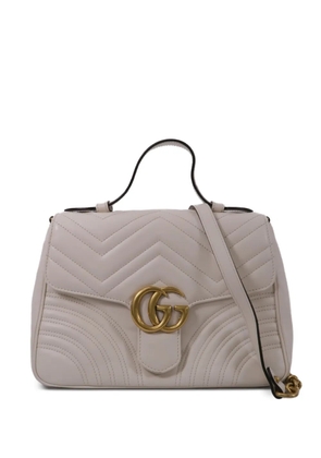 Gucci Pre-Owned small GG Marmont tote bag - White