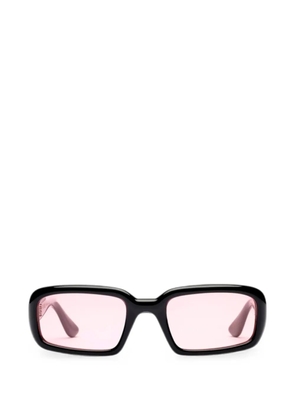 Port Tanger Mektoub rectangle-frame sunglasses - Black