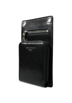Dolce & Gabbana eyelet-detail leather wallet - Black
