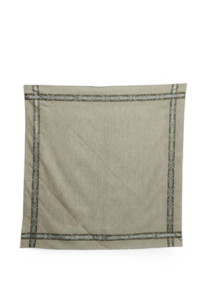 Dunhill patterned handkerchief - Green