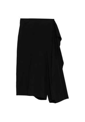 Yohji Yamamoto twill trousers - Black