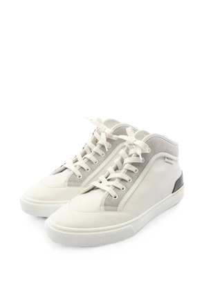 Hermès Pre-Owned 2010s panelled high-top sneakers - Neutrals