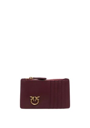 PINKO Love Birds-buckle wallet - Red