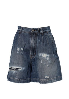 Dolce & Gabbana denim knee-length shorts - Blue