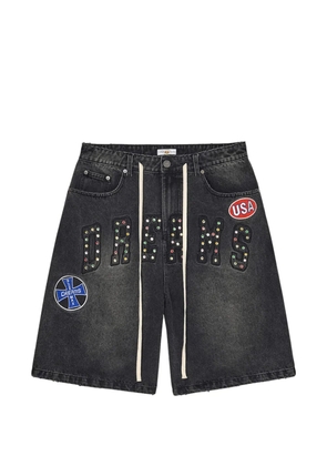 Vale patch-detail shorts - Black