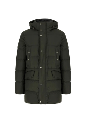 Moorer quilted hooded jacket - Green