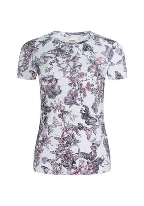 L'Agence Ressi butterfly-print T-shirt - White