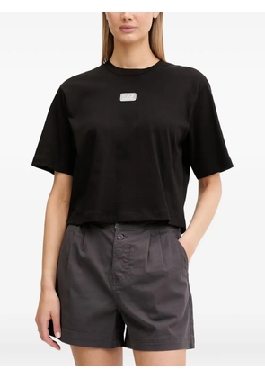 Ea7 Emporio Armani logo-patch T-shirt - Black