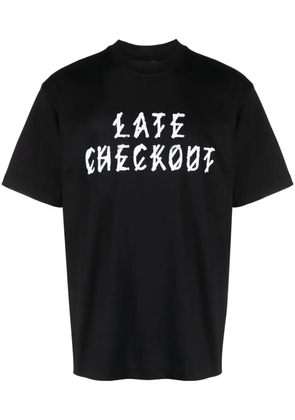 44 LABEL GROUP Late Checkout graphic-print T-shirt - Black