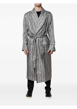 Dolce & Gabbana silk robe - Silver