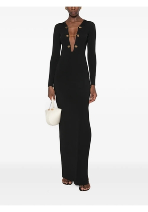 Elisabetta Franchi cut-out maxi dress - Black