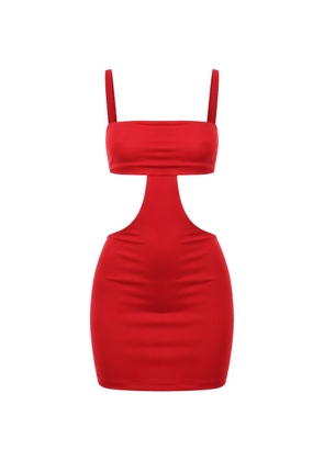 Dolce & Gabbana square-neck mini dress - Red
